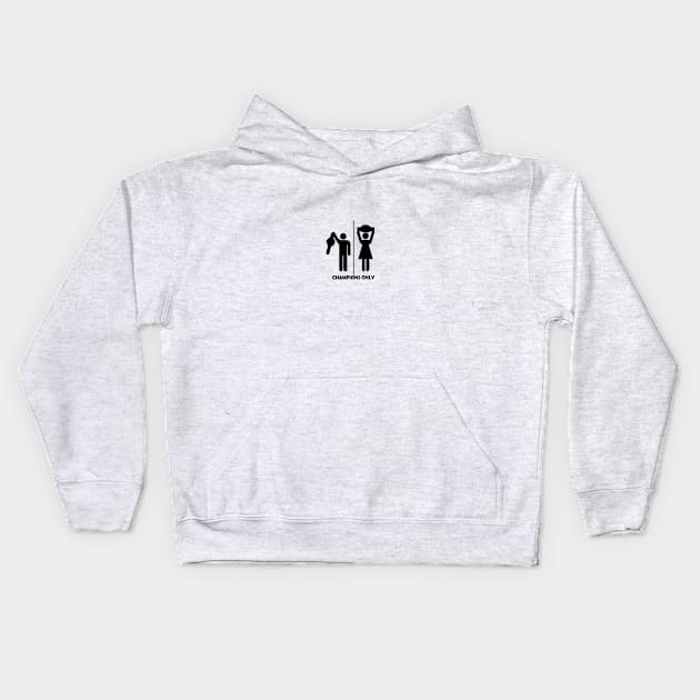 Champions Only (Universal) Kids Hoodie by CadeCarnage